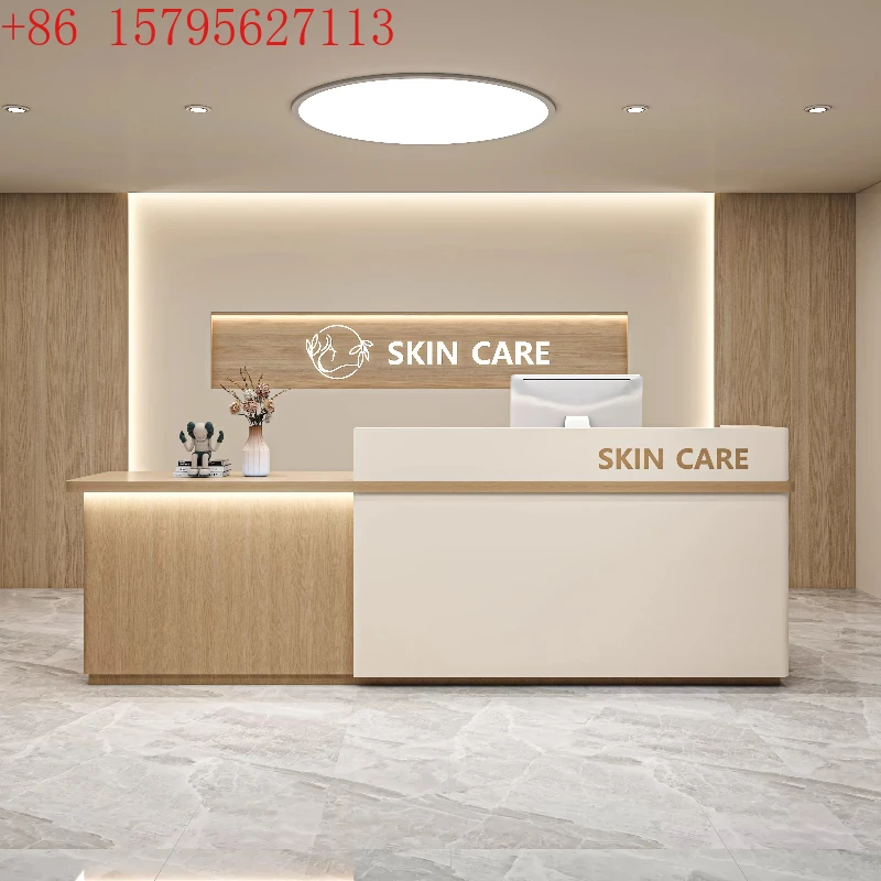 

Кассовый прилавок для салона красоты, мебель для магазина одежды, рабочие столы, компьютерные столы, стойка ресепшн, офисная мебель