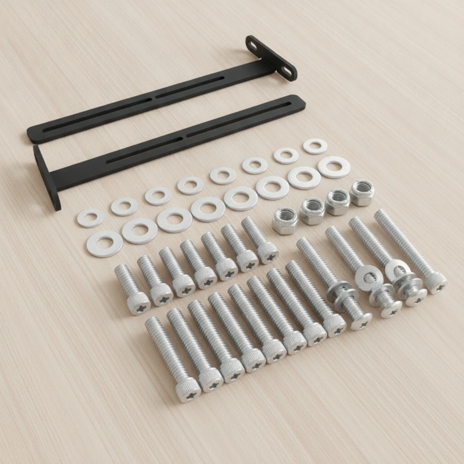 T-Shaped Mounting Bracket Ready-to-Install Mounting Bracket with Hardware T-Shaped Strap Plate Strong Slimline for DIYers