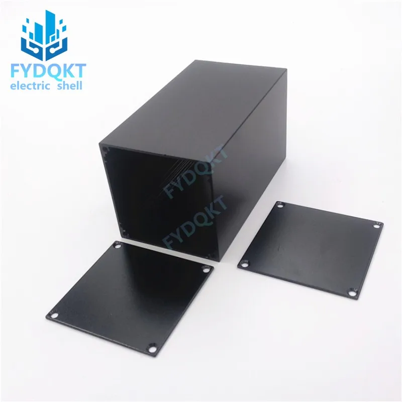 Square alloy Aluminum profile shell integrated aluminum  PLC industrial control circuit board box 100x56x56mm