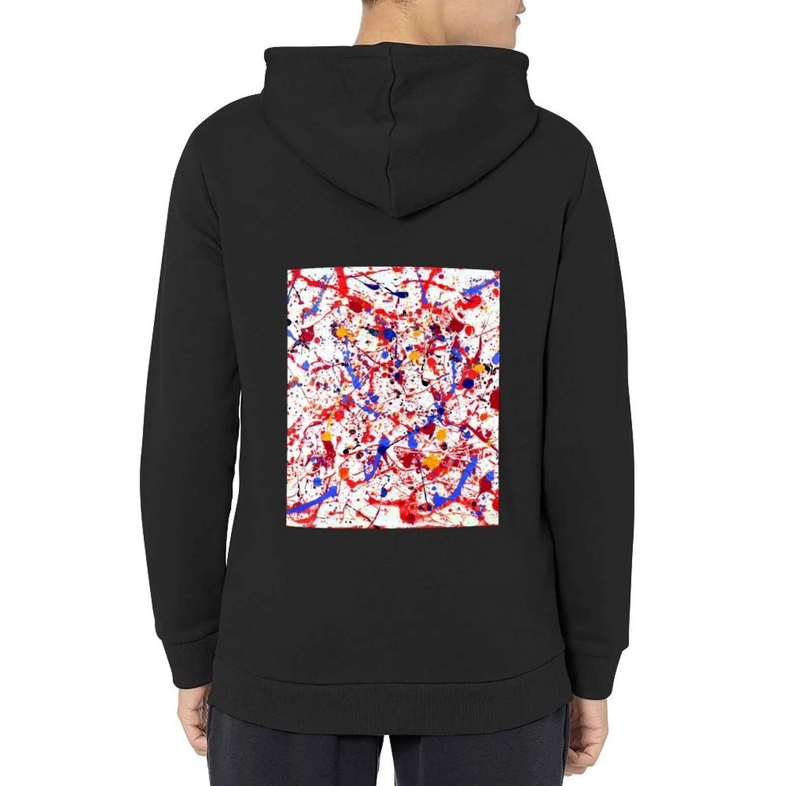 

Abstract in Red & Blue Hoodie men's clothes men's sweat-shirt anime clothes mens designer clothes new hoodies and sweatshirts
