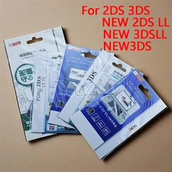 YuXi 1SET For 2DS / 3DS / New 2DS LL / NEW3DS / NEW3DS LL Screen Film LCD Screen Protector Top Bottom HD Clear Protective Film