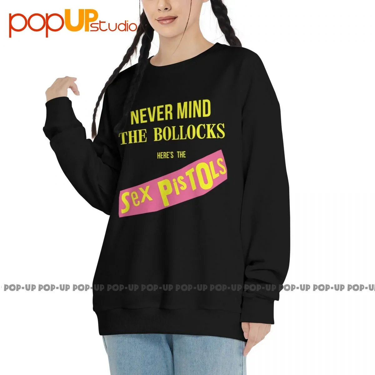 Sex Pistols Never Mind The Blocks Punk Band Sweatshirt Pullover Shirts Gift Print Hot Deals Best Quality