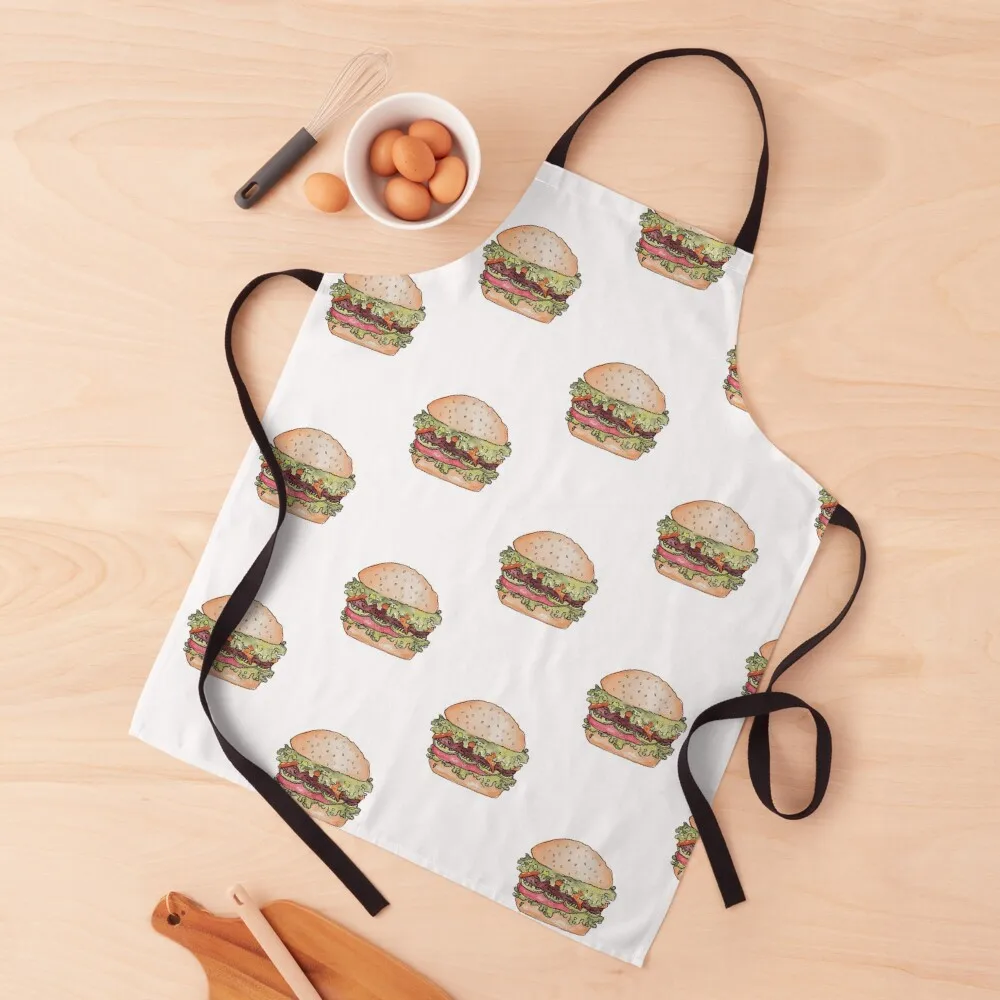 

Burger-rific Apron cook wear Kitchen accessories Apron