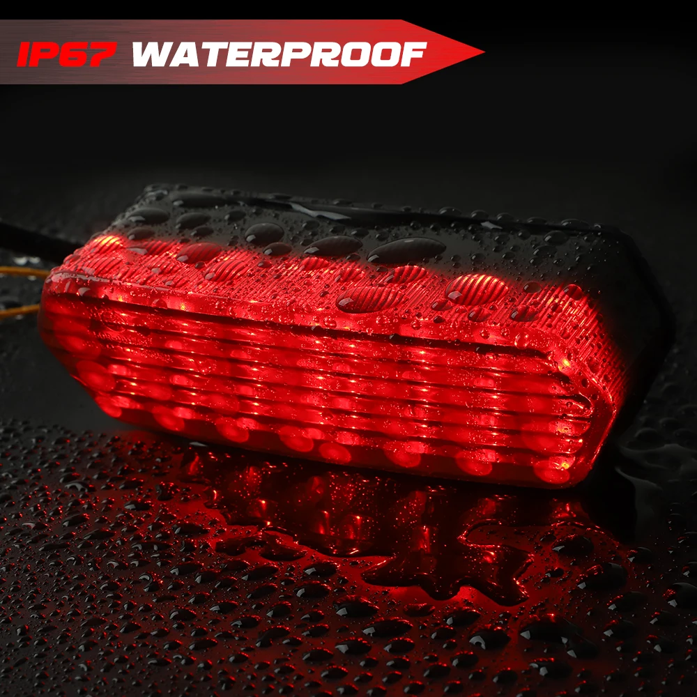 مصباح خلفي متكامل LED للدراجات النارية مع مؤشر إشارة الانعطاف LED لهوندا MSX/Grom 125 2013-2016 لـ CB 650 F 2014-2015