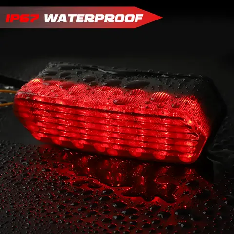 10 best sales motorcykel bakljus - №10