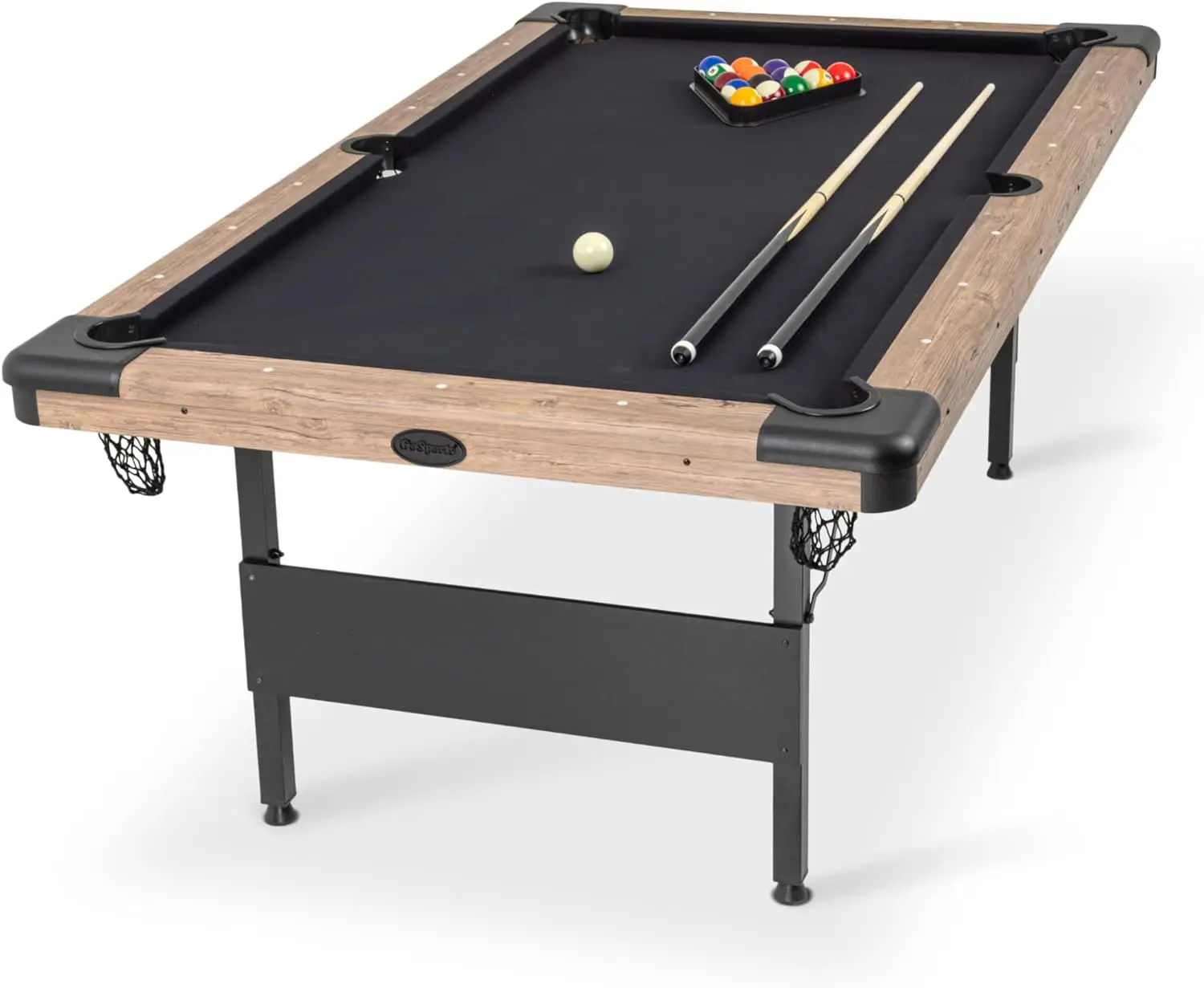 7 or 8 ft Portable Pool Table - No Assembly Required Folding Billiard Table