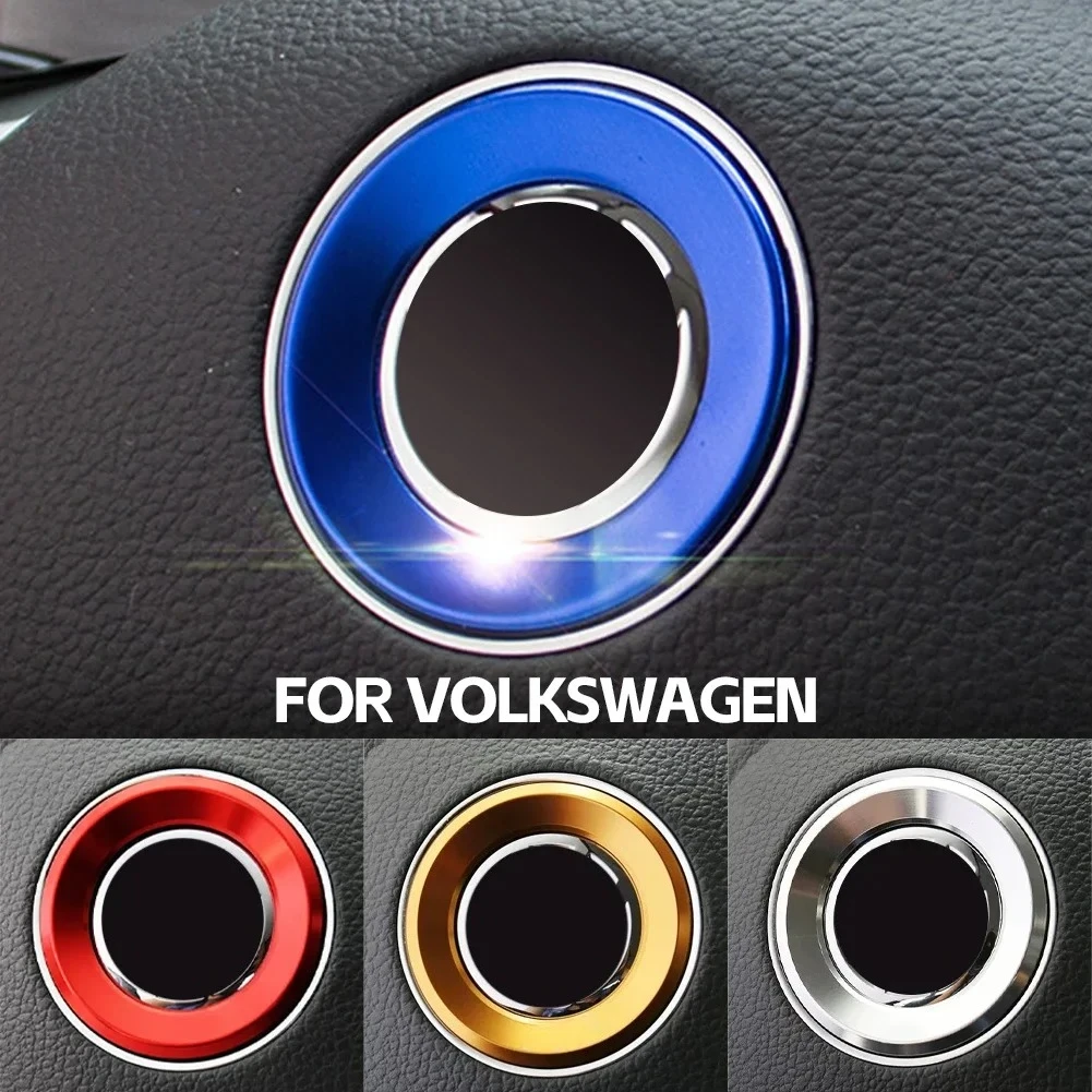 Garniture décorative d'emblème de volant de voiture adaptée à la VW Volkswagen Golf 6 Golf 7 POLO CC Tiguan PASSAT TOURAN Scirocco BEETLE 2011 – 2016