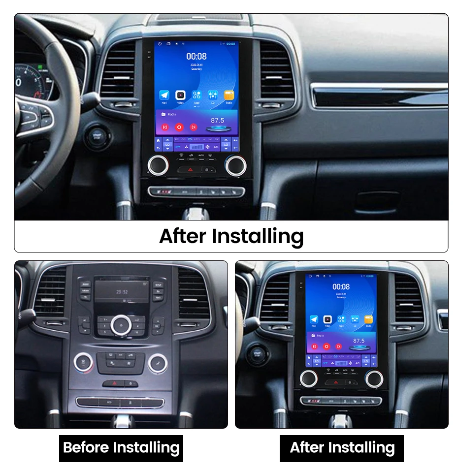 Autoradio Carplay per Renault Megane 4 Samsung Koleos \