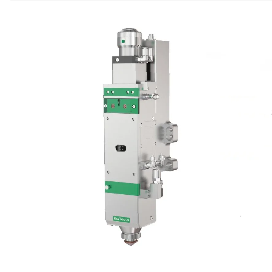 Raytools Auto Focus Laser Cutting Head BM114S Power Rating 6KW Air Cooling nozzle with D37 lens combo for thick plate cutting