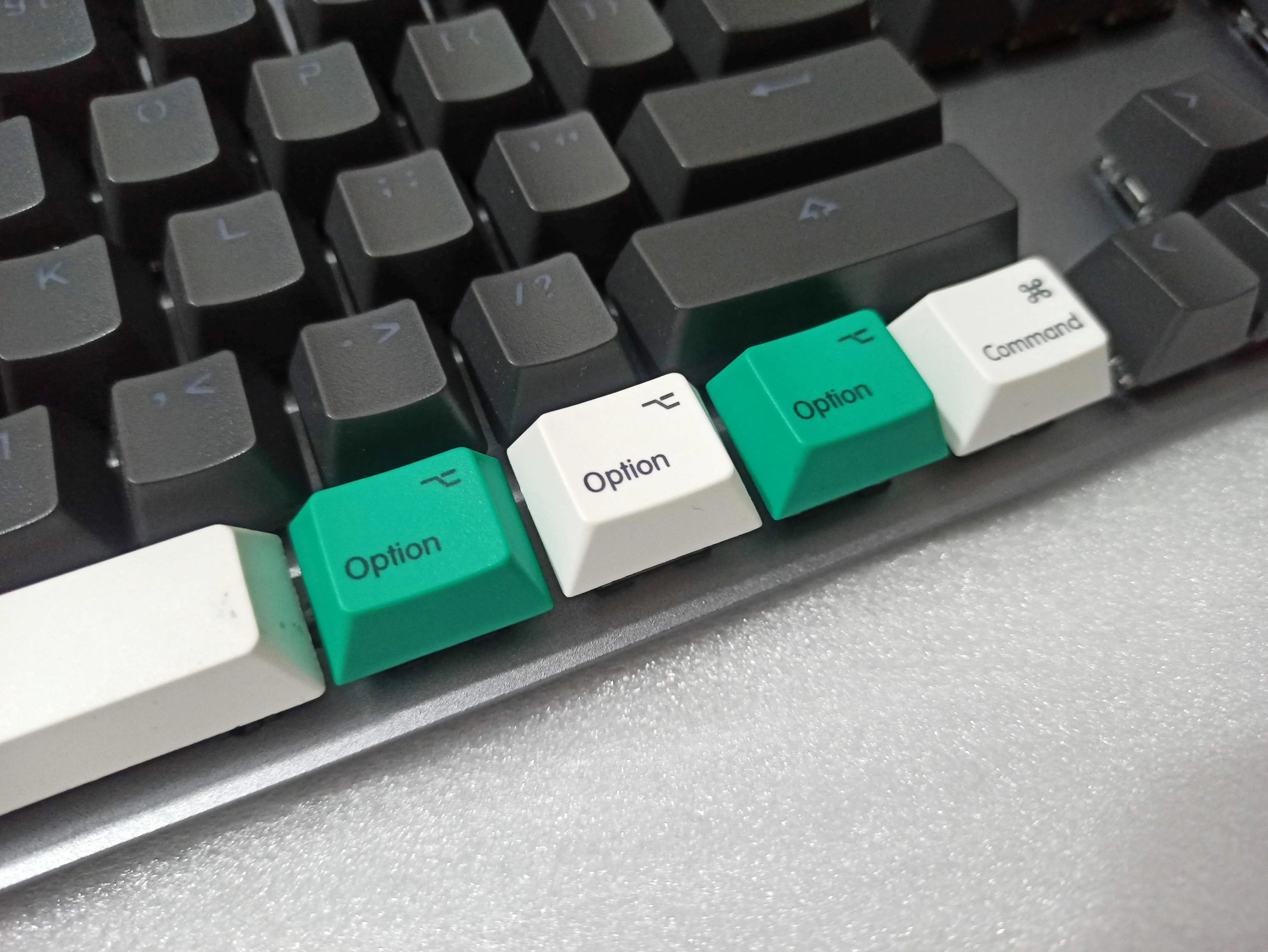 1 Set PBT Dye Subbed Keycaps For MX Switch Mechanical keyboard 1.25U 1.25X Common Opt Key Cap For MacOS Mac Cherry R1