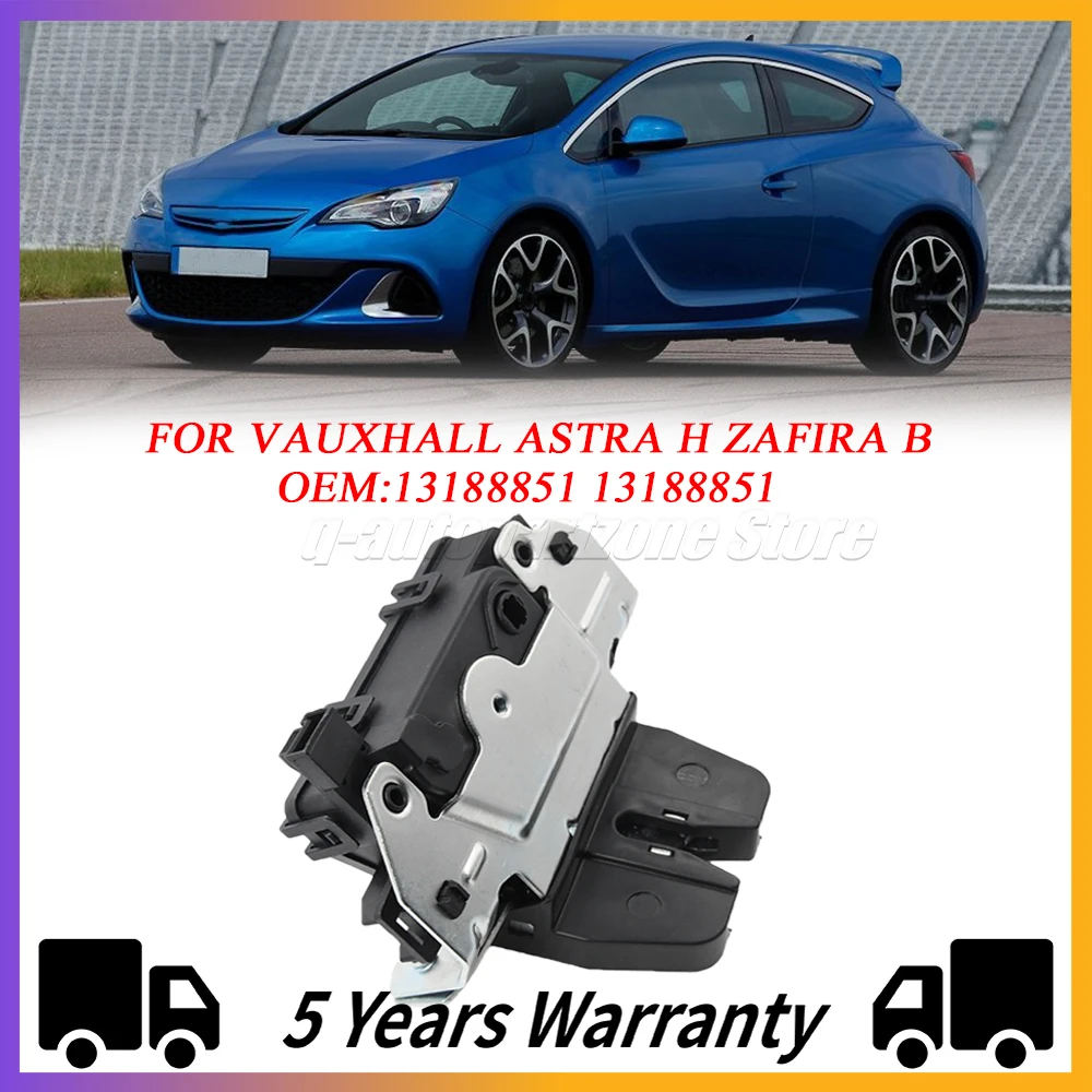 

Car Tailgate Lock Latch Actuator Black For Vauxhall/Opel Astra H Zafira Car Door Lock Accessories 13188851 0133220 13117285