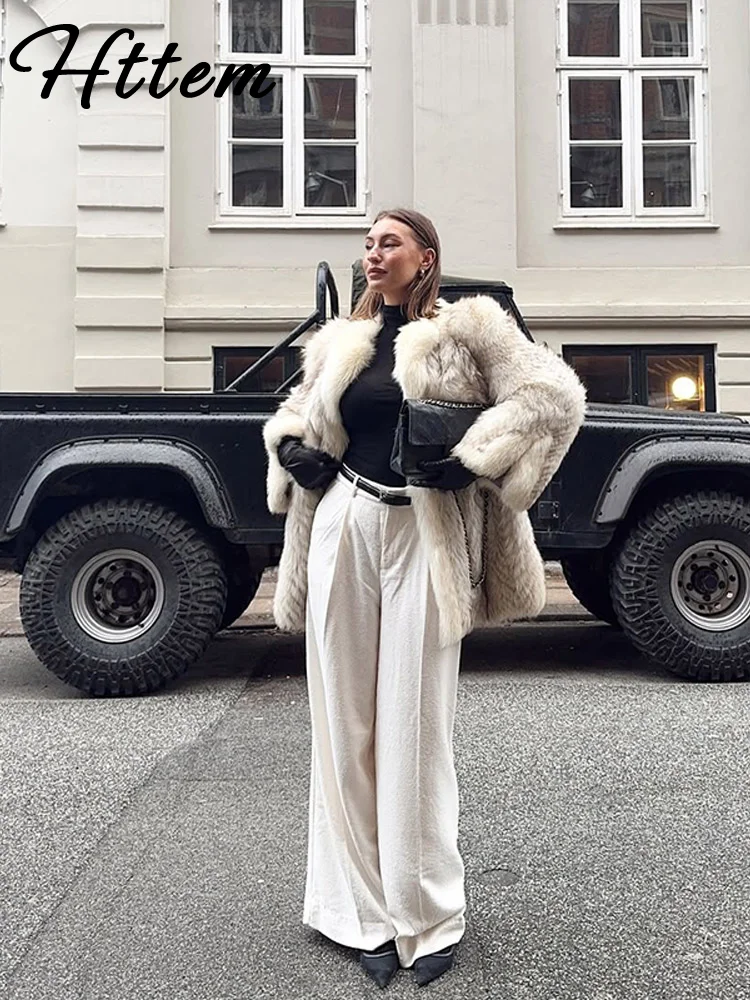 エレガントなフェイクファーOネックコート レディース ゆったり 長袖 オープンステッチ オールマッチ アウター 2025 ファッション 秋冬 暖かいコート