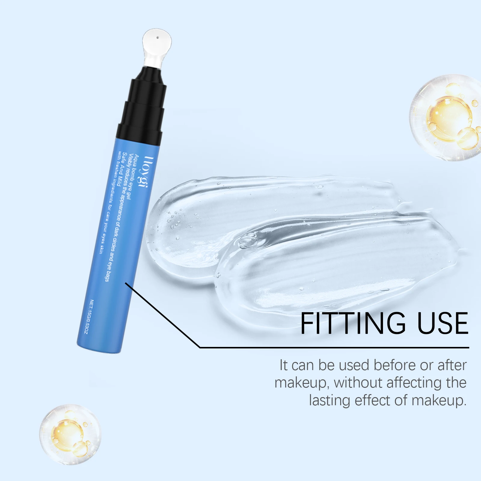 هويجي حمض الهيالورونيك جل العين 15 جرام تحت العين هلام الهالات السوداء الانتفاخ الكافيين علاج العين مع كريم عين ترطيب #6