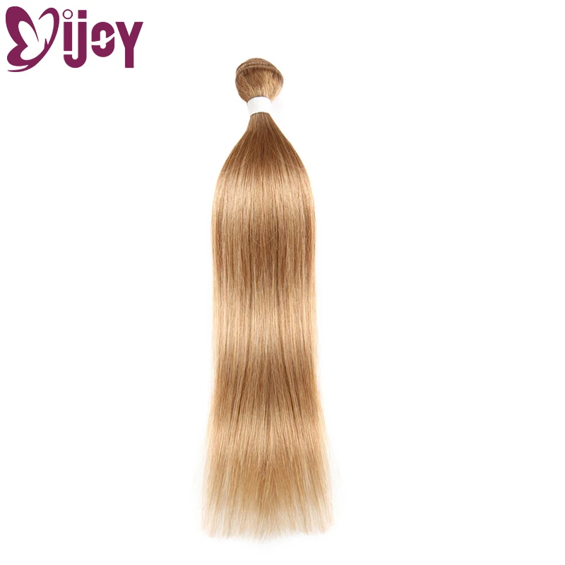 Tissage en Lot Brésilien Remy Naturel Lisse Blond Miel, Extensions de Cheveux, IChain Y, 1/3 Pièces