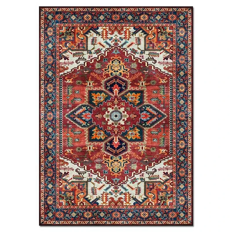 Retro Persian Printed Carpet 40X120CM Bedroom Living Room Light Luxury Carpets Bottom Anti Slip And Wear-resistant Ethnic Style