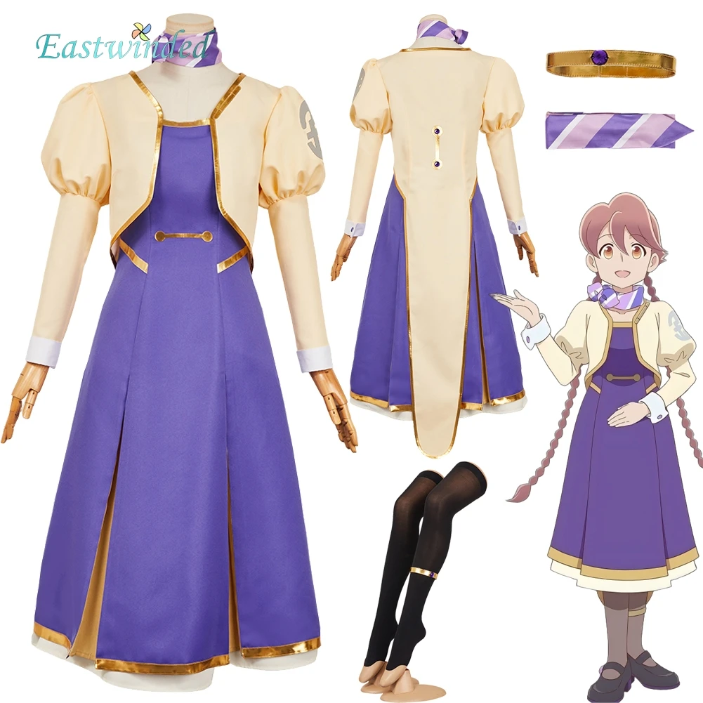 

Anime Hotel of Apocalypse Yachiyo Cosplay Purple Dress Costume Women Roleplay Dress Coat Outfits Halloween Carnival Party Suit