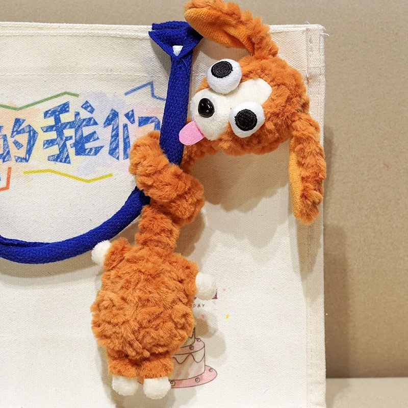 

Cute Big Eye Animal Plush Pendant Long Neck Bag Hanging Doll Lovely Cat Dog Rabbit Monkey Soft Toy Pillow Funny Gift For Kids