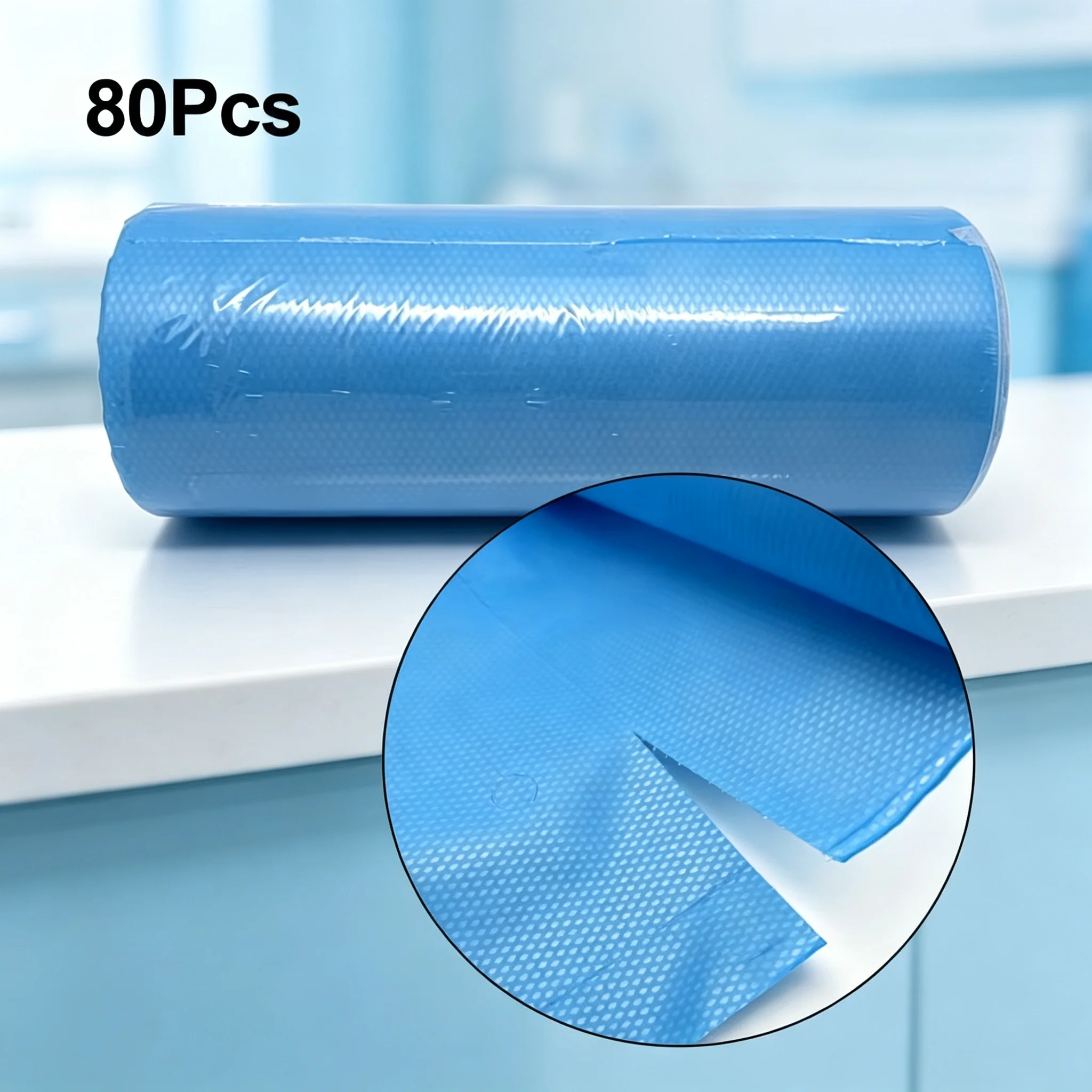 80Pcs/ roll Disposable Dental Patient Bibs Medical Neckerchief Cover Shield Dentistry Consumables For Dentist Clinic
