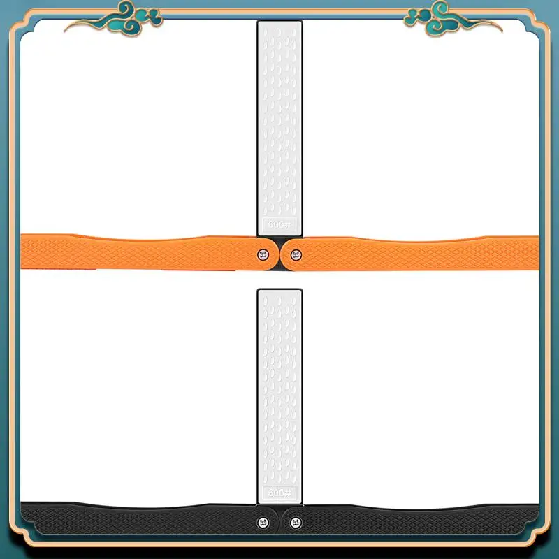 

ABMV-2PCS Professional Folding Pocket Sharpener Kitchen Double Side Sharpener 400 &600 Gris Diamond Knife Sharpener