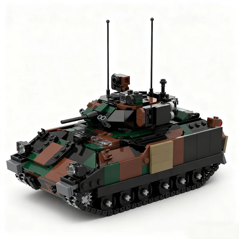 964pcs MOC System M3A3 Bradley Model Building Blocks Christmas Gift 3D Display Assemble DIY Craft Birthday Collection Education