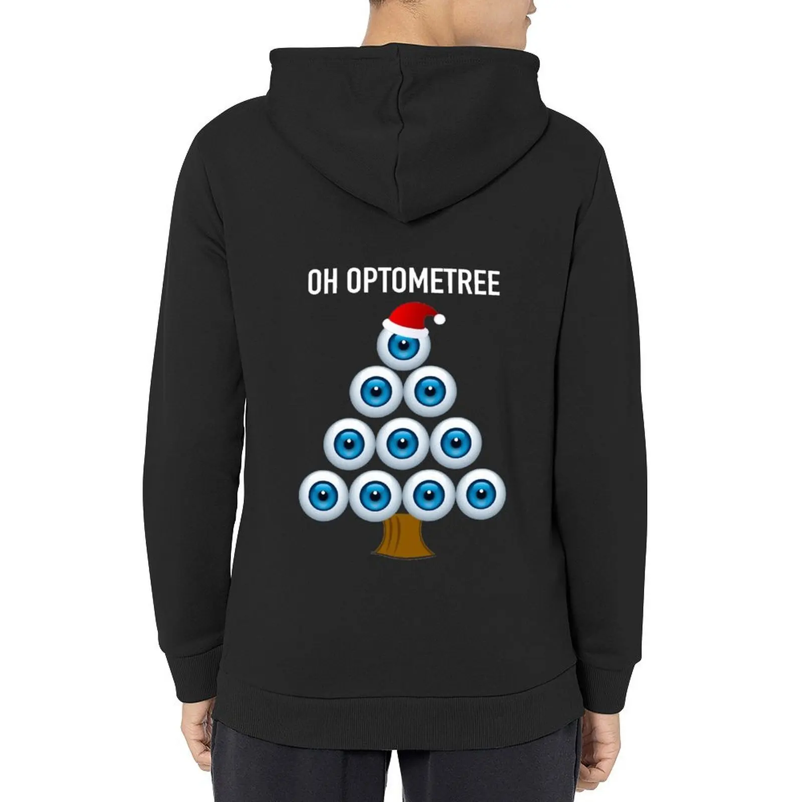 

Oh Optometree Optometrist Ugly Christmas Design Hoodie japanese style korean style clothes hooded shirt anime clothes hoodie man