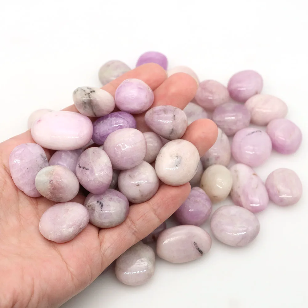 천연 Kunzite 떨어졌다 돌 대량 치유 에너지 크리스탈 석영 미네랄 표본 Reiki 보석 탱크 수족관 정원 홈 장식