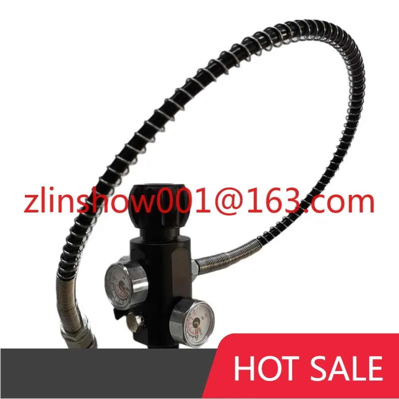 

5/8-18UNF Thread PCP Scuba Tank Charging Valve Air Fill Station Charging Adapter With Hose