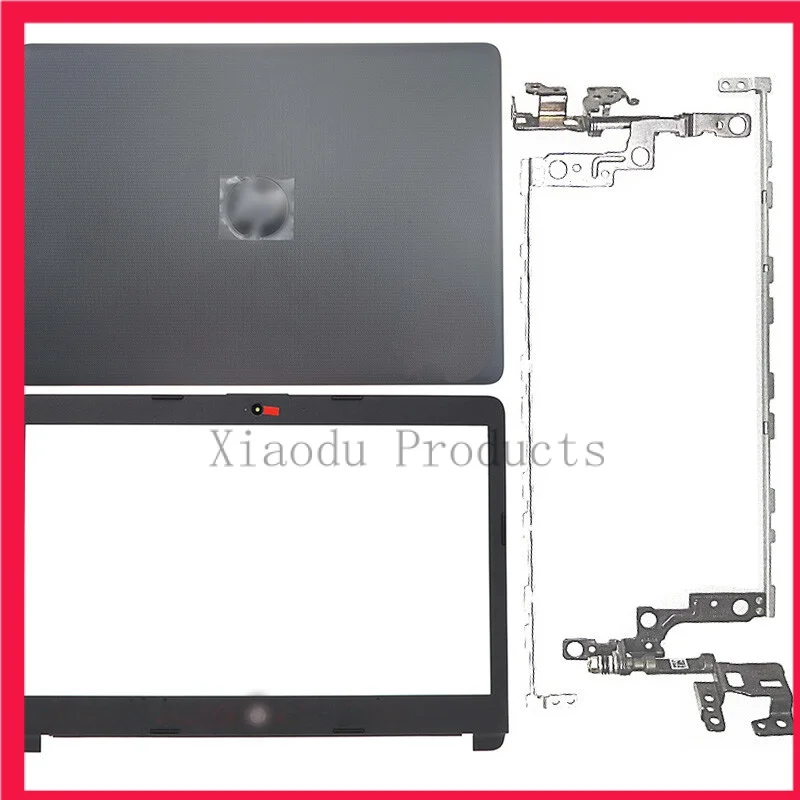 New for HP 14-cm 14-ck black laptop LCD back cover front bezel hinges