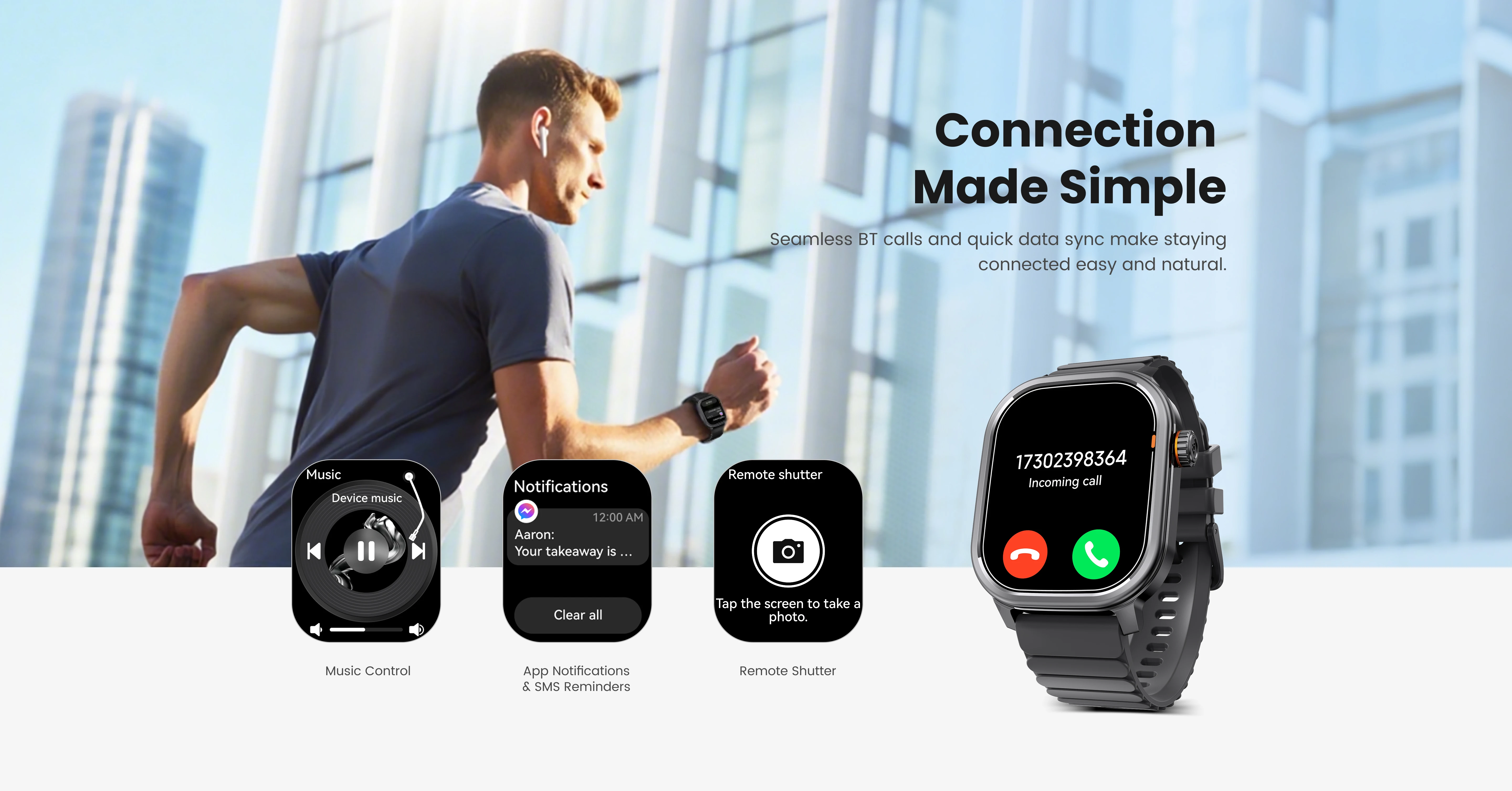 2025 KOSPET PULSE Herren- und Damen-Smartwatch, IP68, wasserdicht, BT-Anruf, 180 Freestyle-Trainingsmodi, genaue Gesundheits-Fitnessüberwachung – Detail 10