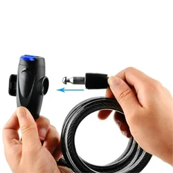 Universal Bike Lock Anti-theft with 2 Key Bicycle Motorcycle Mountain  Safety  Cable S  Accessories Multifu Safe Bikes Lock