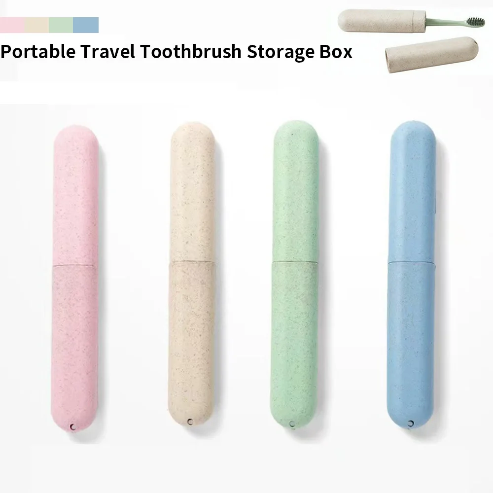 Compact Toothbrush Holder Tube, Portable Toothbrush Storage Container for Travel & Vacation