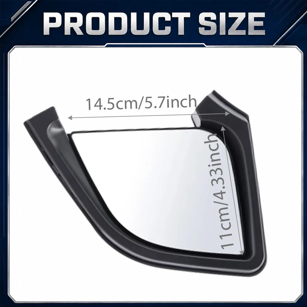 Motorcycle Rear View Side Mirrors Set Flat ABS Plastic and Glass For BMW R1200RT 2005-2013 Left and Right Durable accessories