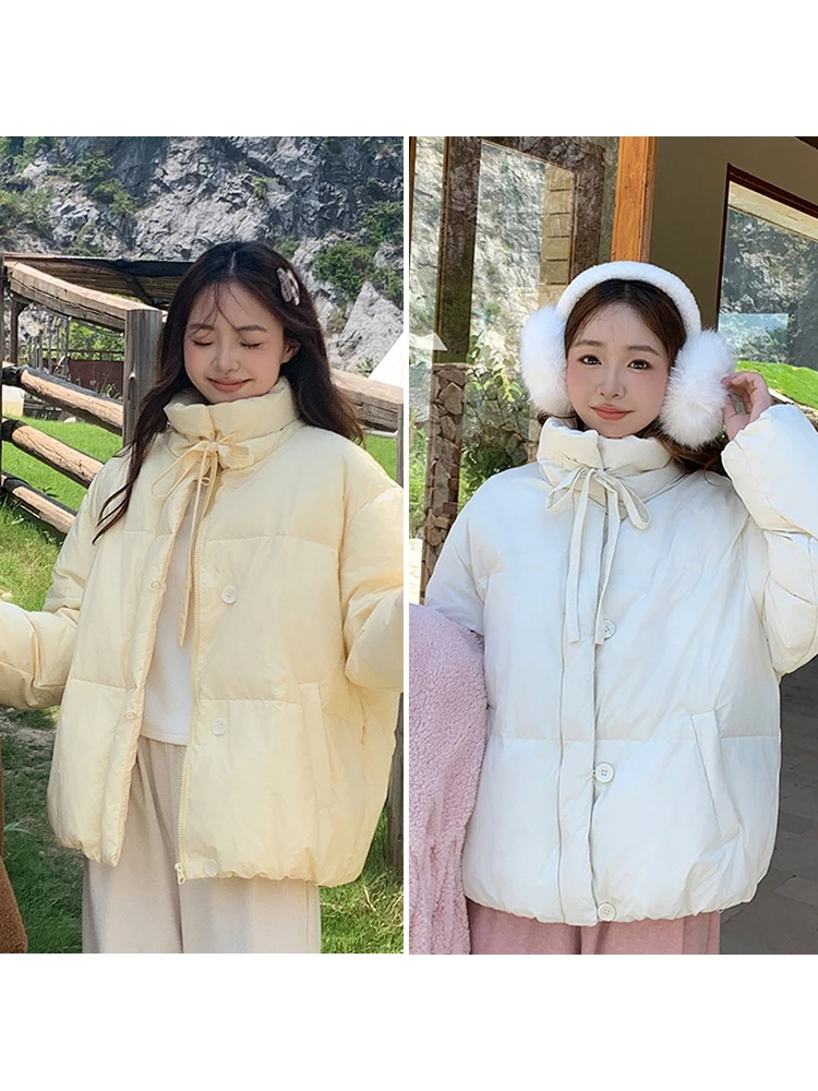 

Warm ort Cotton down Jaet Fem Version Little Eightloyal Dog Pear Yellow Sweet ort Coat for Autumn And Winter