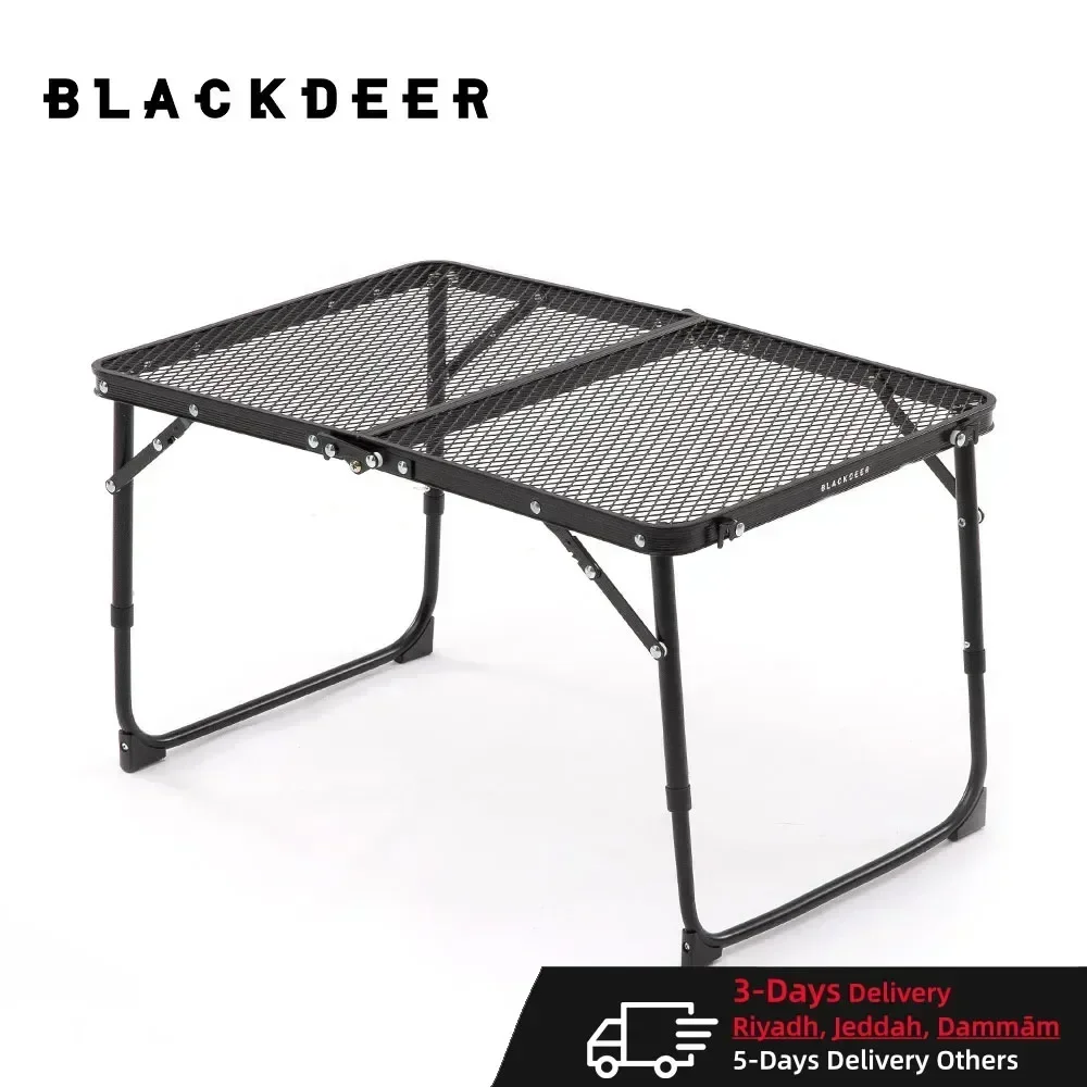 

BLACKDEER Outdoor Furniture Portable Table Camping Portable Folding Iron Picnic Ultra Light Folding Garden Desk Ultralight