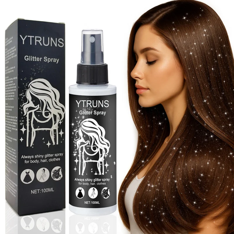 Brightening Glitter Spray 100ML Halloween Party Nightclub Outfit With Glitter Spray