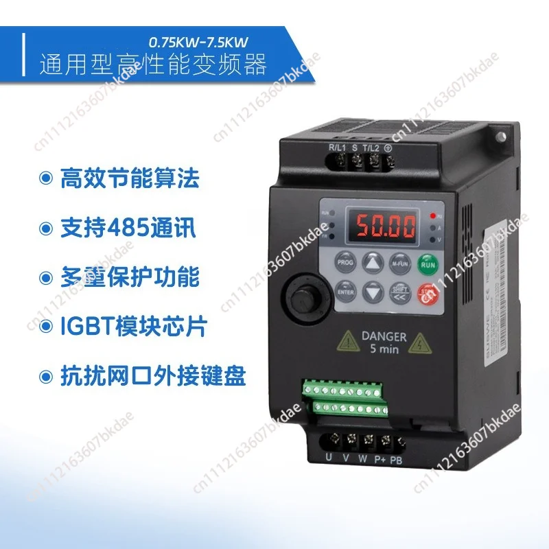 310, 0.75kw 1.5kw 2.2kw 4kw 5.5kw Input 220V/380V Three phase output 220V/380V motor speed regulator motor controller