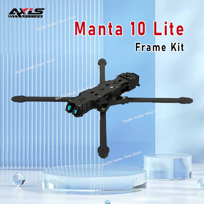 

Комплект рамы Axisflying MANTA10 Lite — колесная база 402 мм T700 Carbon True X 10-дюймовая опора FPV RC аксессуар