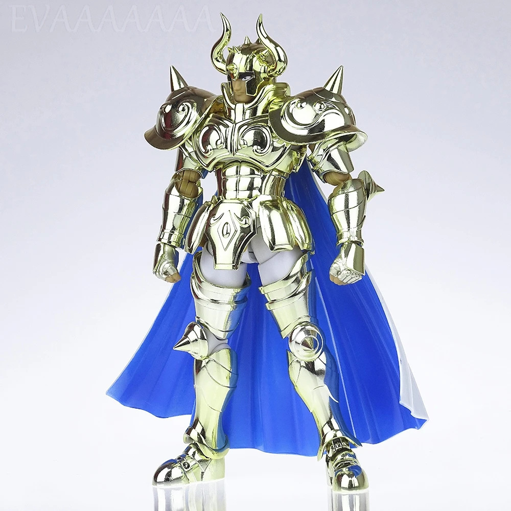 CS Model Saint Seiya Cloth Myth EX Taurus Aldebaran Virgo Rosary Beads 24K Ver. Gold Saint Knights of the Zodiac Metal Armor Toy