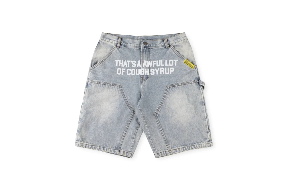 Męskie szorty jeansowe w stylu amerykańskim, markowe, z nadrukiem z diamentami, męskie spodnie codzienne.