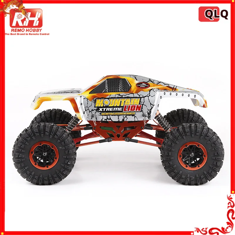 Rc Auto 1:10 High-Performance Off-Road Klimmende Afstandsbediening Voertuig Off-Road Rotsklimmen Met Brede Poten Rtr Klaar Om Te Spelen