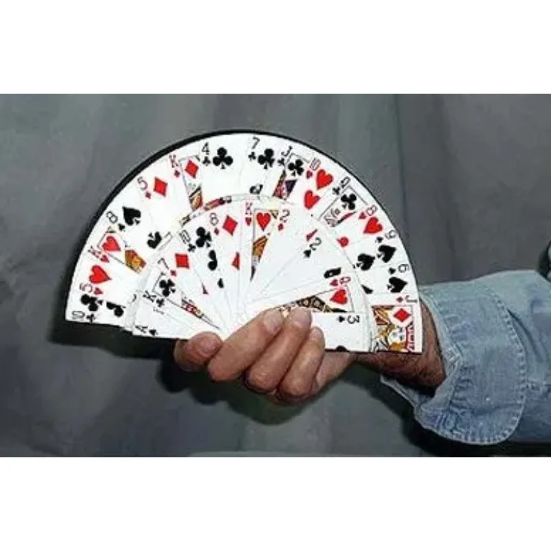 

Folding CARD FAN To Card Top Hat Spring Magic Tricks Stage Illusions Gimmick Prop Novelties Comedy Magician Toys Classic Magia
