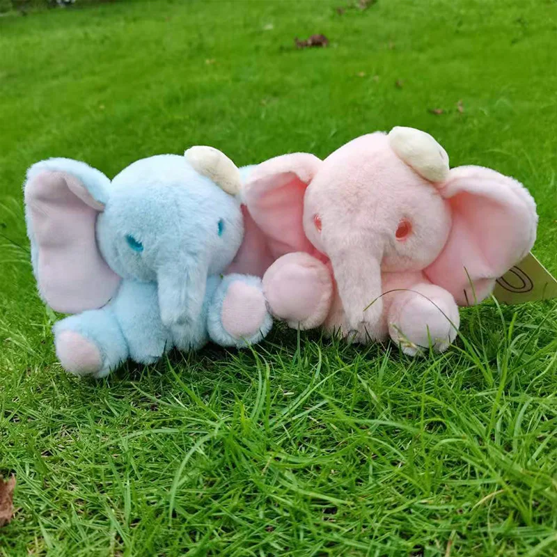 New Cute Big Ear Elephant Lifelie Keychain Cool Fashione Boutique Bag Decorate Pandent Very Soft Sweet  Birthday Christmase Gift