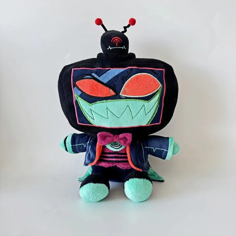25CM Alastor Tiffany Vox TV Plush Doll Villainous Soft Stuffed Cartoon Peripheral Toys Accessories Birthday Fans Gift