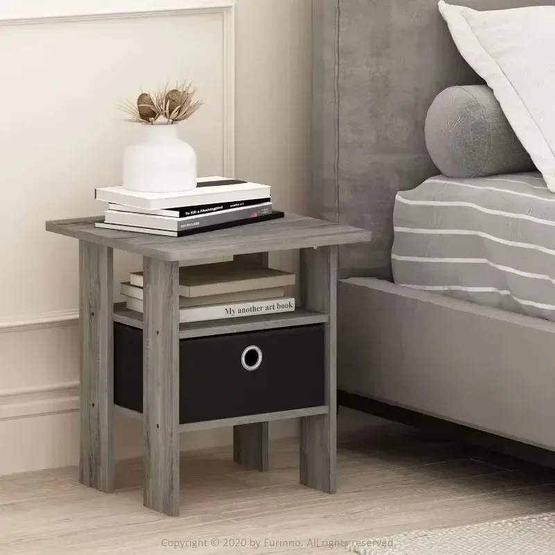 

End Table / Side Table / Night Stand / Bedside Table with Bin Drawer