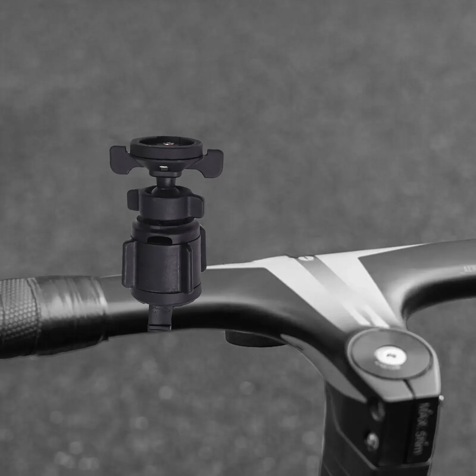 

For Mountain Biking Adjustable Mount Adapter Rubber Material Mount Handlebar Compatibility Rubber Construction