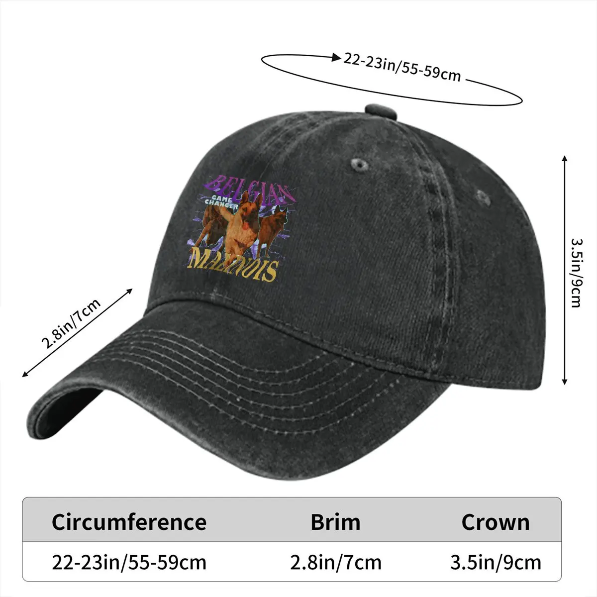 Malinois Gamer Changer Baseball Cap Men Hats Women Visor Protection Snapback Belgian Malinois Caps