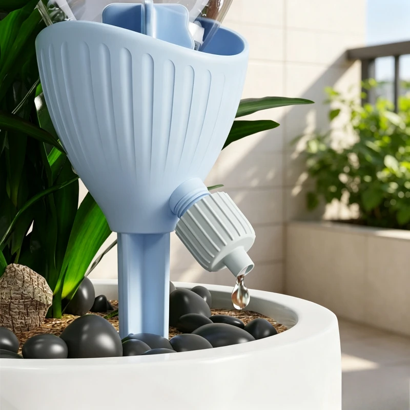 Automatic Plant Watering Spikes Adjustable Drip Irrigation Device Self Watering Dripper for Potted Plants Travel Home Garden