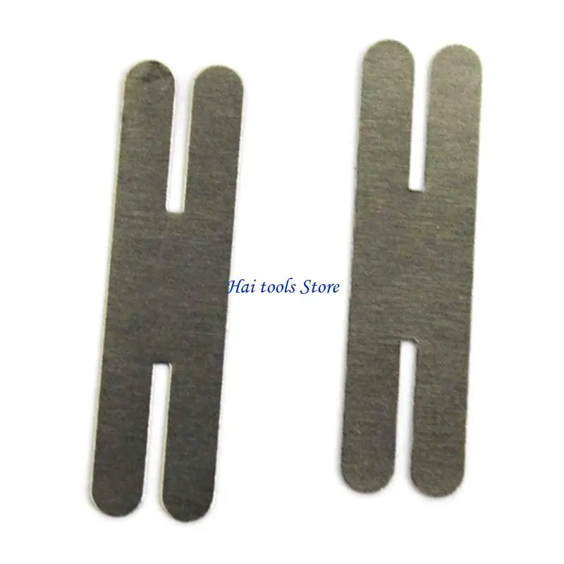 X37E H type Nickel Plated Steel Strap Sheets for Battery Spot Welding Machine Welder Washers 100pcs/lot 0.2x30x8mm Durable