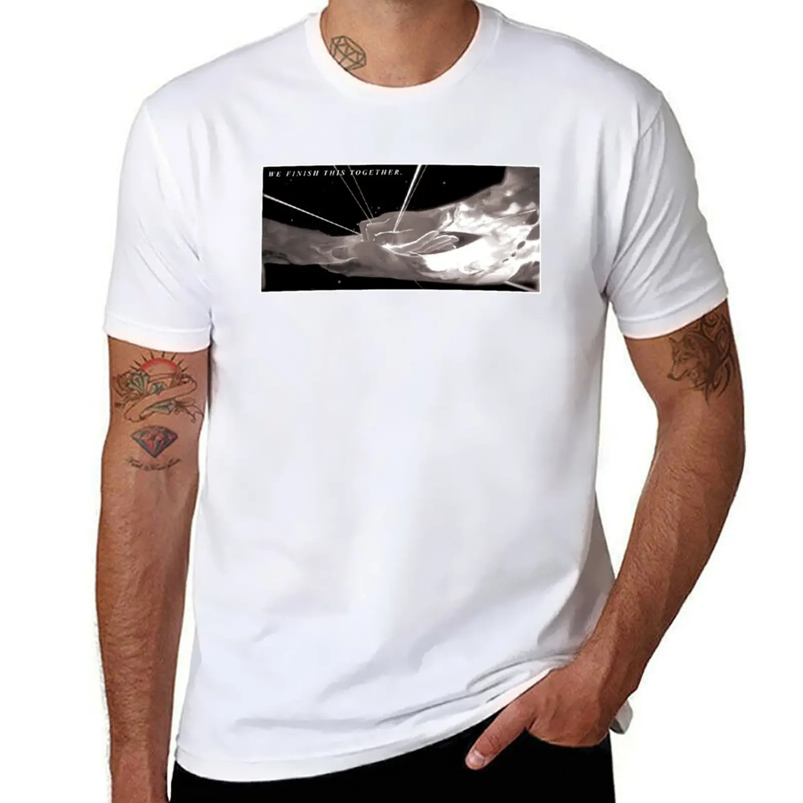 We Finish This Together T-Shirt Work Casual Loose Fit T-Shirt