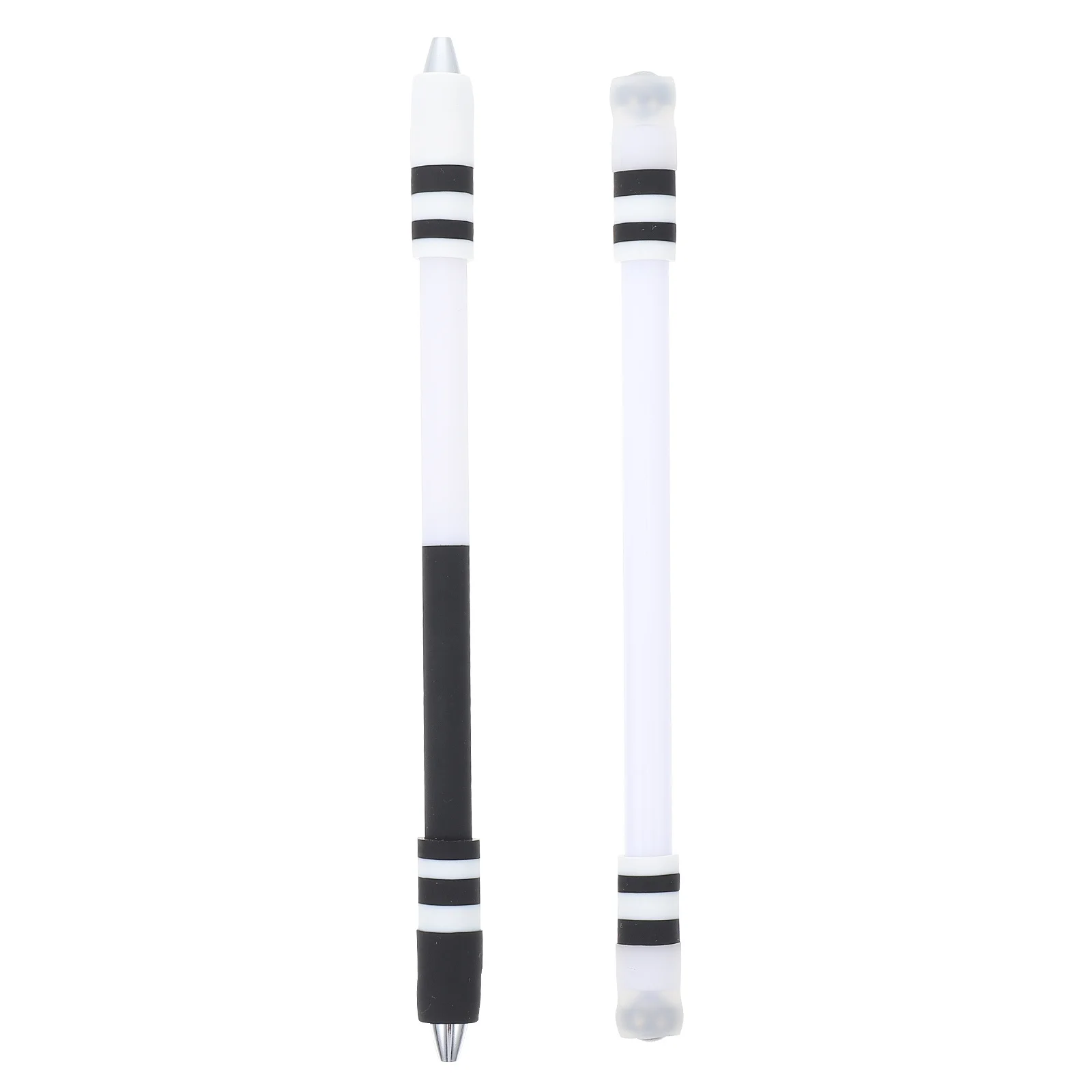 

2Pcs Flipping Pen Portable Rotating Pen High-Class Material Students Stress Relief Relaxation Gift Students Toy
